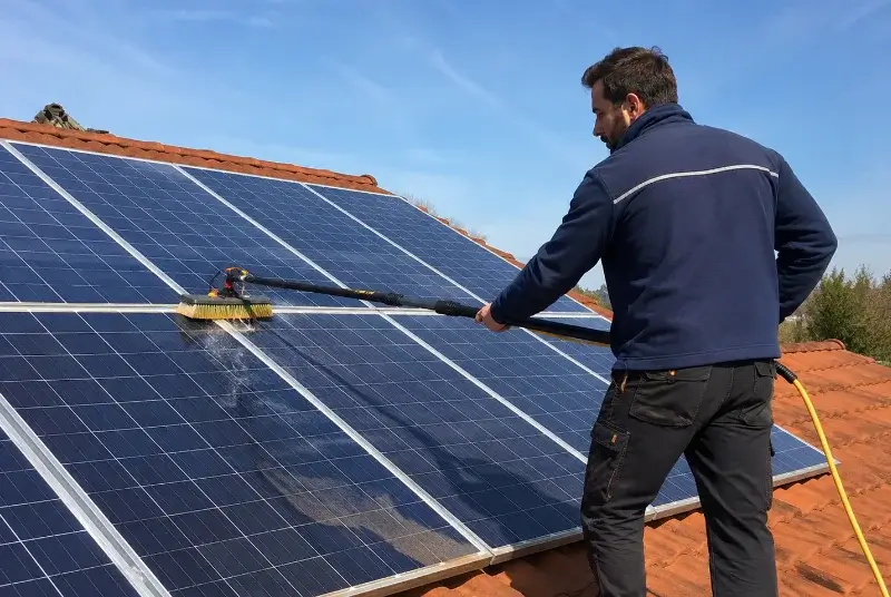 Nettoyage et entretien de panneaux solaires à Boussois